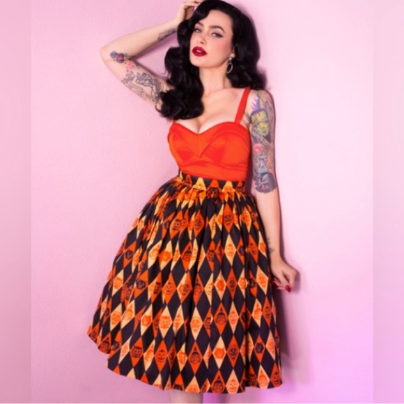 SOLD Vixen By Micheline Pitt Maneater Top in Orange NWT M! - Picture 2 of 2